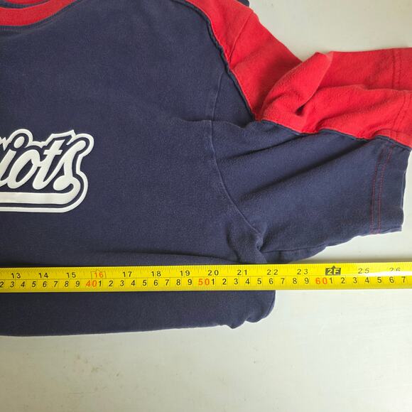 Patriots, 2 tone red and Blue Tee Shirt W/ Back Graphic, NO TAG Mens XL - Picture 7 of 7